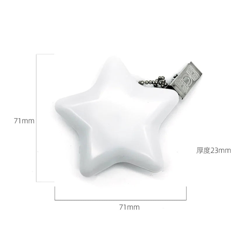 GlowStar – White Star LED Keychain Light for Handbags & Purses
