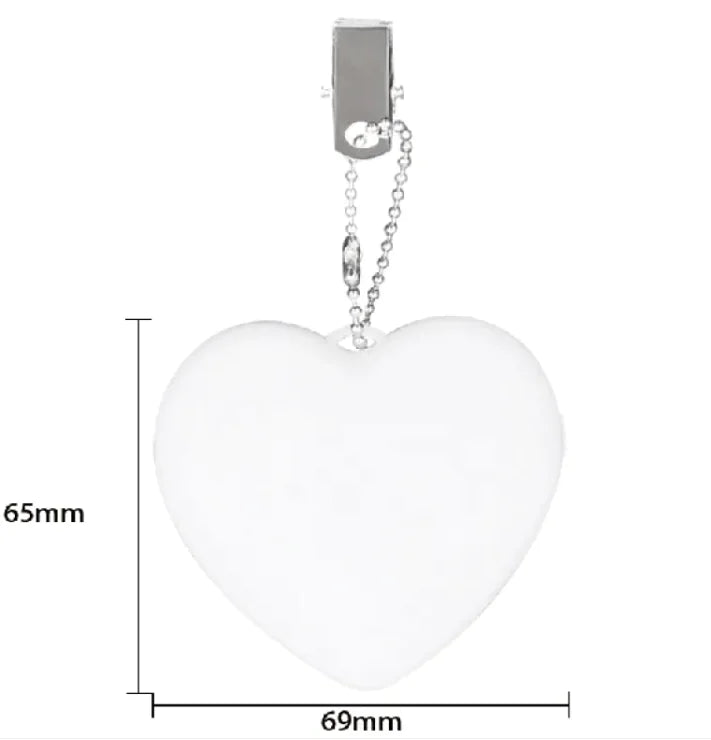 HeartGlow – Compact LED Accessory for Easy Bag VisibilitySmart Touch LED Purse Light